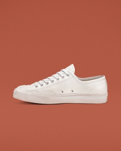 Converse Jack Purcell Leather Férfi Rövidszárú Fehér | LFSEWCD-HU